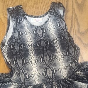 Dot Dot Smile Monochrome Patterned Dress